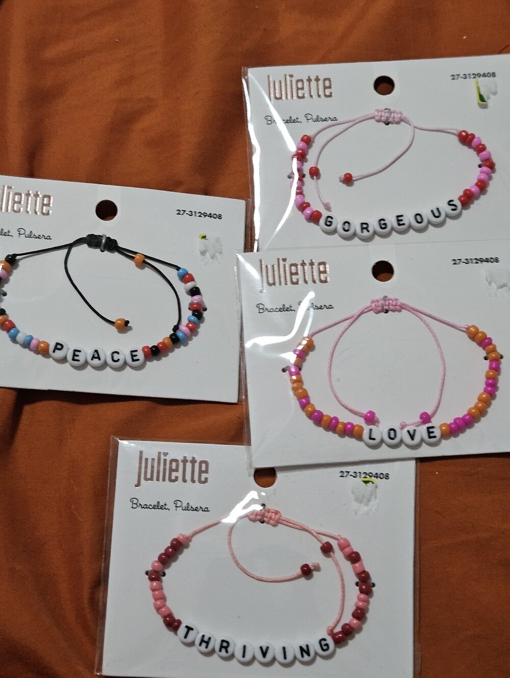 4 Nip Adjustable Bracelets